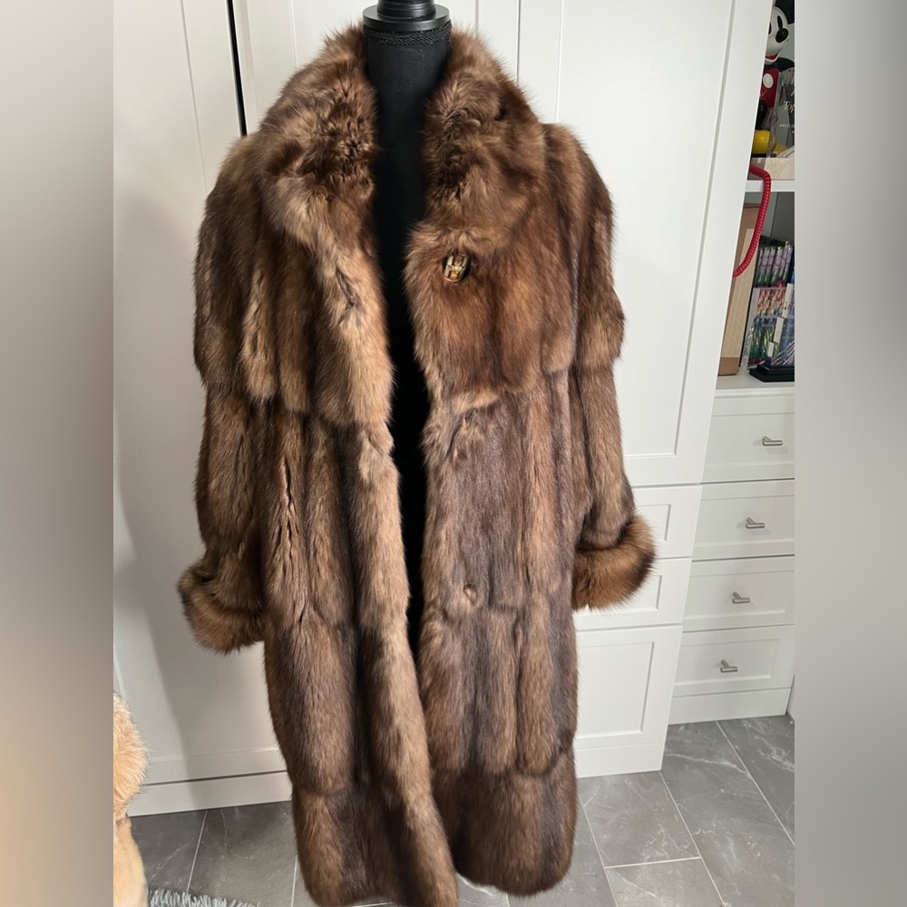 NWOT Russian sable Sobol fur coat